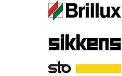 Produktpartner Brillux, sikkens, sto